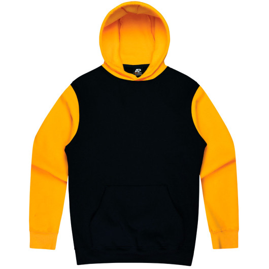 Balwun Mens Hoodies Black Gold